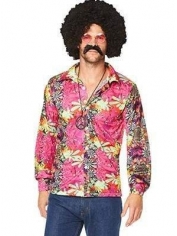 Flower Power Shirt - Mens 60s Hippie Costume